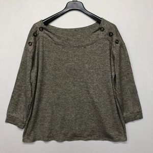 Cable & Gauge Women 3/4 Sleeve Blouse Top Shirt Plus Size 1X Casual B244 -20